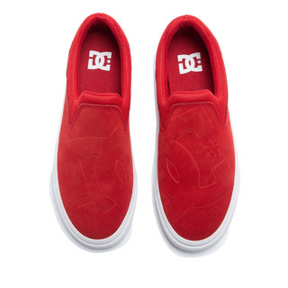 DCSHOECOUSA DC SLIP-ON 男板鞋运动休闲鞋一脚蹬 DM194605 红色-RED 43