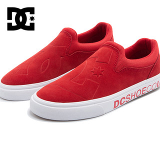 DCSHOECOUSA DC SLIP-ON 男板鞋运动休闲鞋一脚蹬 DM194605 红色-RED 43