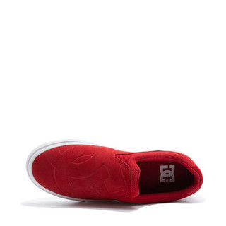 DCSHOECOUSA DC SLIP-ON 男板鞋运动休闲鞋一脚蹬 DM194605 红色-RED 43