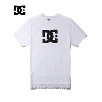 DCSHOECOUSA/DC 纯棉圆领黑色短袖T恤男夏款潮牌GDYZT18206 白色/WBB0 S
