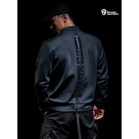 MSGD男子运动休闲卫衣圆领套头拉链原创设计潮牌宽松跑步休闲T恤 Space Gray 深空灰 XL