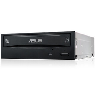 华硕（ASUS） 24倍速DVD刻录机台式机组装电脑主机光驱（黑色）