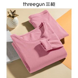 THREEGUN 三枪 男女款朵绒棉保暖内衣套装