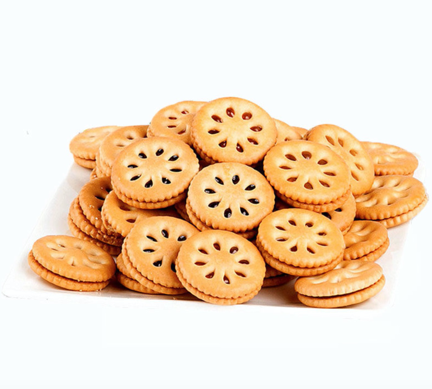 真巧果然美味果酱夹心饼干200g