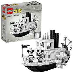 乐高(LEGO)积木 21317米奇米妮汽船威利号汽船