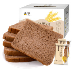 舌里黑麦代餐面包1000g1箱7件
