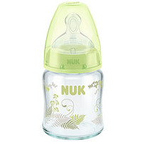 NUK 玻璃宽口奶瓶 120ml 配1号奶嘴