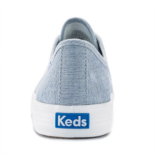 Keds WF59574 女款低帮帆布鞋 蓝色 37