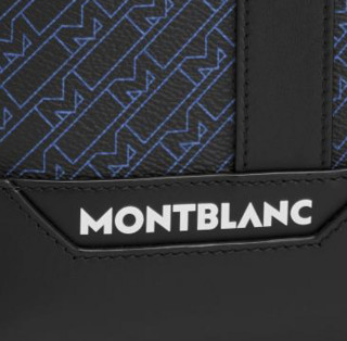 MONT BLANC 万宝龙 M_Gram 4810系列中性印花拉链手提包U0127427 蓝色