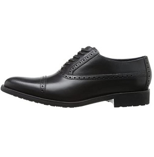 COLE HAAN Stanton Cap Oxford 男士真皮牛津鞋 Black Waterproof US7