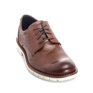 ROCKPORT 乐步  Sharp & Ready Plain系列系带有跟男士休闲鞋休闲皮鞋 Brown UK 7 