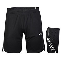 YONEX 尤尼克斯 男子运动短裤 120118BCR-007 黑色 XXL