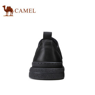 骆驼（CAMEL） 时尚舒适户外软日常休闲工装鞋男 A032088220 黑色 39