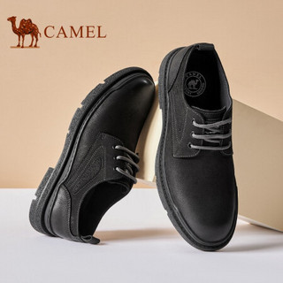 骆驼（CAMEL） 时尚舒适户外软日常休闲工装鞋男 A032088220 黑色 39