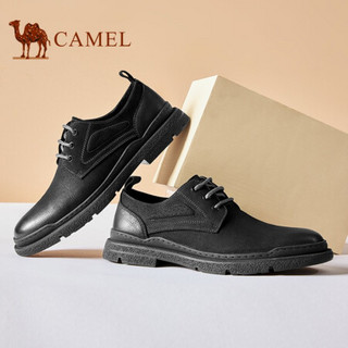 骆驼（CAMEL） 时尚舒适户外软日常休闲工装鞋男 A032088220 黑色 39