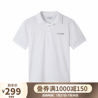 经典款Columbia哥伦比亚户外男款钓鱼系列短袖POLO衫FE1038 100 S(170/92A)