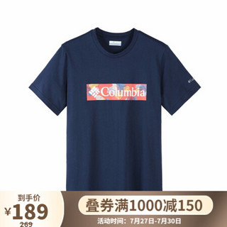 Columbia哥伦比亚户外20春夏新品男子城市户外短袖T恤AE0403-100/464 464 S