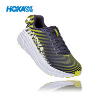 HOKA ONE ONE男林康2减震公路跑步鞋Rincon2透气轻量防滑运动鞋 奇幻灰/白色 11/290mm