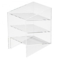 無印良品 MUJI 無印良品 亚克力小物架 桌面收纳 小/宽8.8×深13×高14.3cm