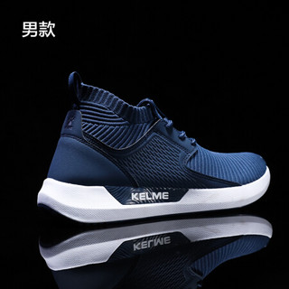 KELME/卡尔美运动鞋男鞋春新款韩版时尚休闲鞋黑色跑步鞋 66831200 蓝色 41