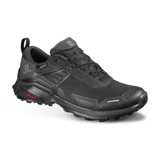 萨洛蒙（Salomon）男款户外防水透气舒适耐磨徒步鞋 X RAISE GTX M 黑色 409737 UK7.5(41 1/3)