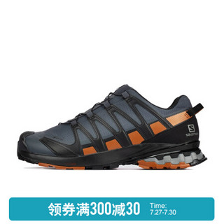 萨洛蒙（Salomon）男款 户外防水透气减震防护登山徒步鞋 XA PRO 3D v8 GTX 乌木色 410428 UK7.5(41 1/3)