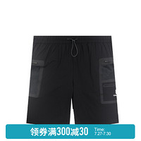 【20春夏】萨洛蒙（Salomon）男款户外跑步运动短裤 REF LOGO SHORT M 黑色 C20110001 XL