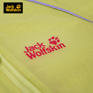 JS JackWolfskin狼爪官方女装户外防风防泼水轻薄透气软壳衣皮肤衣外套5010711 5008311-4056/亚码荧光黄 S 160/76A