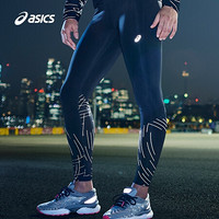 ASICS/亚瑟士 2020春夏 女士反光夜视紧身裤 NIGHT TRACK反光跑步紧身裤 黑色 L