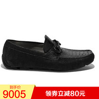 Ferragamo菲拉格慕男鞋便鞋马衔扣Gancini细节024728 703740 41.5