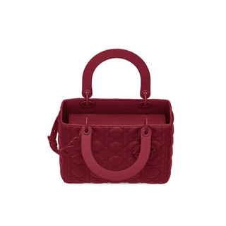 Dior 迪奥 Lady Dior系列 女士中号手袋 M0565ILOI 红色