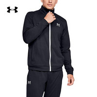 安德玛官方UA TRICOT男子运动休闲夹克外套Under Armour1329293 黑色002 XXL