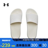 安德玛官方UA Core Remix男女运动拖鞋Under Armour3021282 白色101 37.5