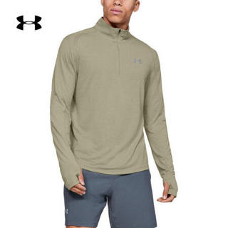 安德玛官方UA Streaker男子1/2拉链运动T恤Under Armour1326585 棕色237 M