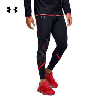 安德玛官方UA Qualifier男子运动紧身裤Under Armour1355448 黑色001 S