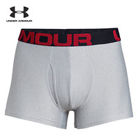 安德玛官方UA Boxer男子3英寸内裤—2条装Under Armour1327414 灰色011 M