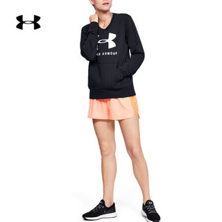 安德玛官方UA Sportstyle女子运动圆领卫衣Under Armour1349095 黑色002 XS