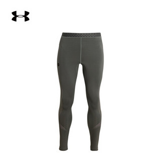 安德玛官方UA RUSH男子运动紧身裤Under Armour1350150 灰色012 M