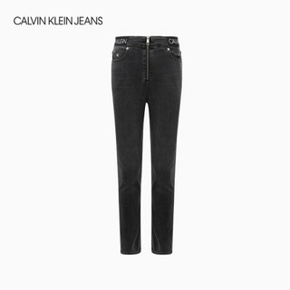 CK JEANS 2020秋冬新款 女装高腰修身版牛仔裤CK JEANS010 J215112 1BY-黑色 24