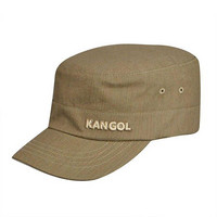 Kangol袋鼠男女帽子鸭舌帽平顶帽军帽礼帽牛仔春秋冬款5067BC Beige S/M