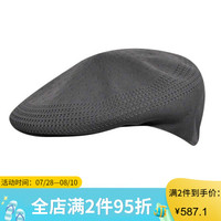 Kangol男帽女帽前进帽鸭舌帽纯色春夏0290BC-1 Charcoal L