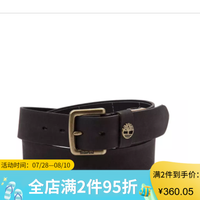 Timberland添柏岚通用腰带皮带可裁剪针扣商务休闲男53040囤 Black(仓) OS
