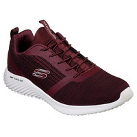 SKECHERS斯凯奇男鞋休闲鞋低帮运动鞋舒适轻质织物面52504 Burgundy 12