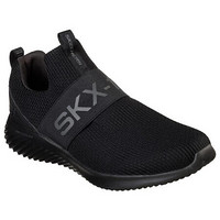 SKECHERS斯凯奇男鞋健步鞋一脚蹬低帮套脚织物面52506 Blk 10