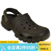 CROCS卡洛驰男鞋拖鞋洞洞鞋凉鞋情侣款女鞋202651 Espresso / Walnut M10/W12