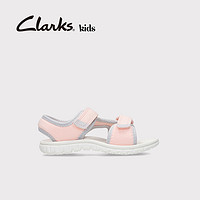 clarks其乐童鞋小童男女童儿童沙滩鞋Surfing Tide T 22 粉色