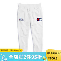 Champion冠军男款运动裤长裤Century小脚休闲跑步P4310  550155 White 2XL