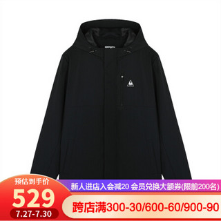 【20新品】乐卡克法国公鸡时尚前卫梭织运动外套男CBT-5731201 黑色 L