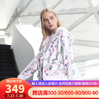 乐卡克公鸡带帽运动拉链开衫女CB-5551191 花色 XXL