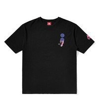 Kappa卡帕金羽翼联名情侣男女款运动短袖休闲T恤夏季半袖2020新款|K0AX2TD33D 黑色-990 S